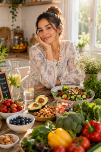 "19 best foods for glowing skin diet — avocados, tomatoes, carrots, berries, and more nutrient-rich foods for radiant, healthy skin."