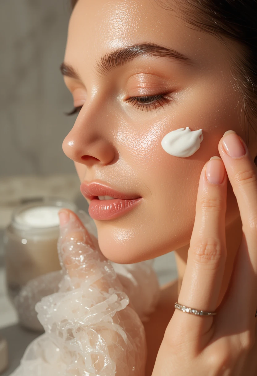 Step 9: Moisturize to Seal Everything In Glass Skin Aesthetic Routine