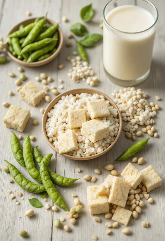 13. Soy Foods (Edamame, Tofu, Soy Milk)