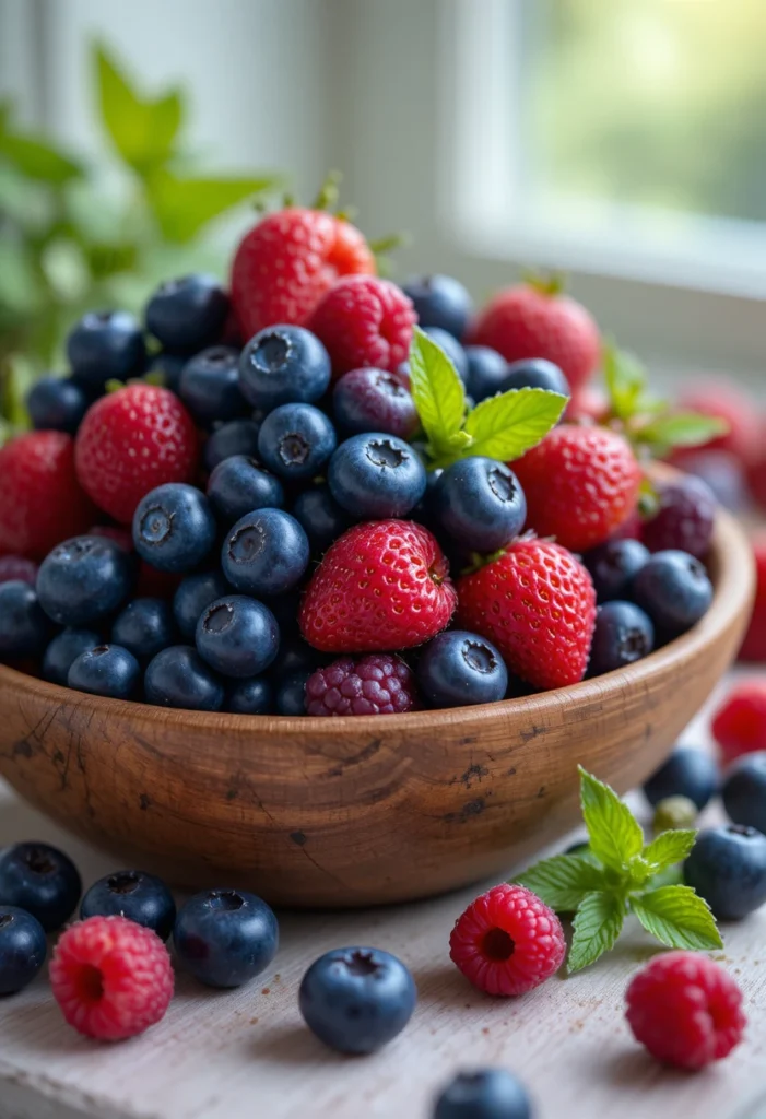 6. Berries (Blueberries, Strawberries, Raspberries)