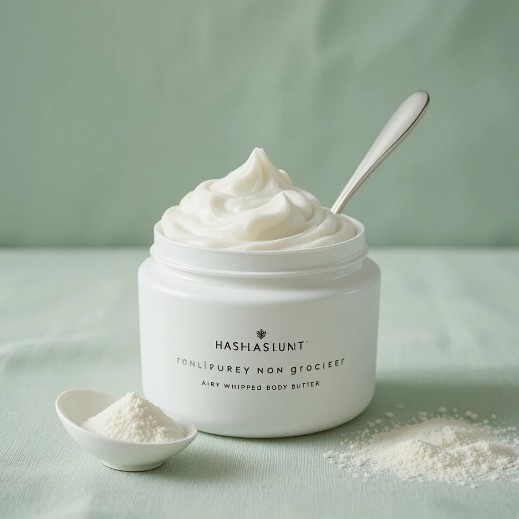 3. Non-Greasy Shea Butter Body Butter with Arrowroot