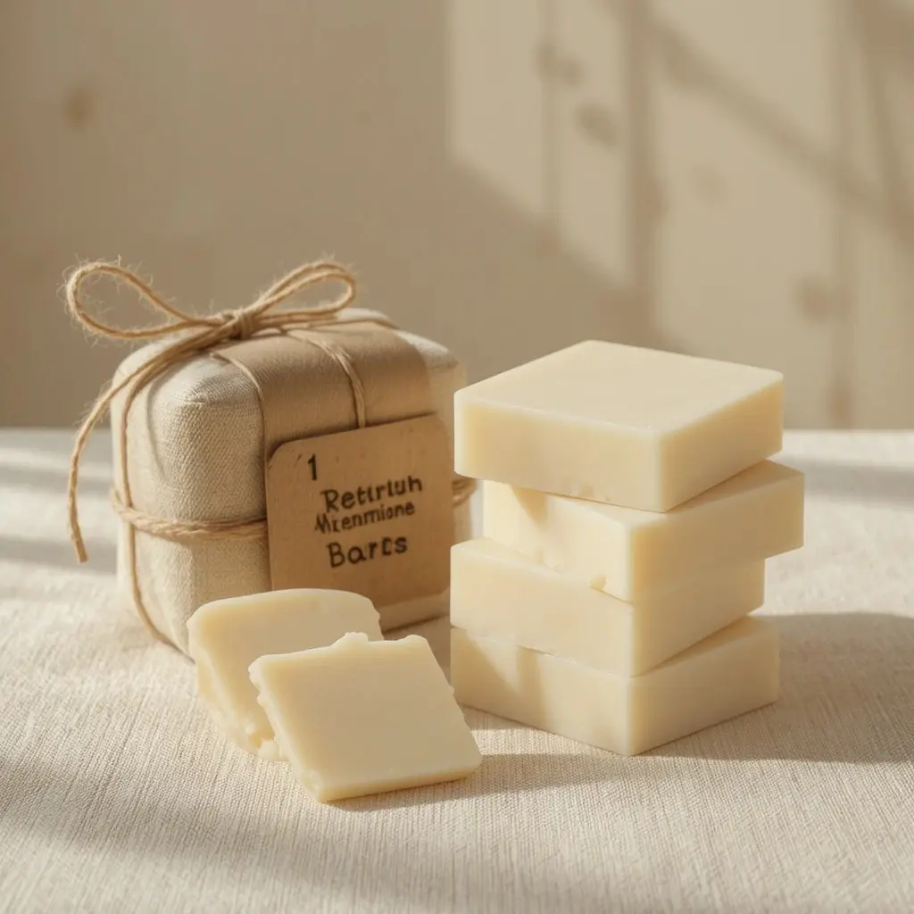 13. Firm Shea Butter Lotion Bars (Travel-Friendly Version)