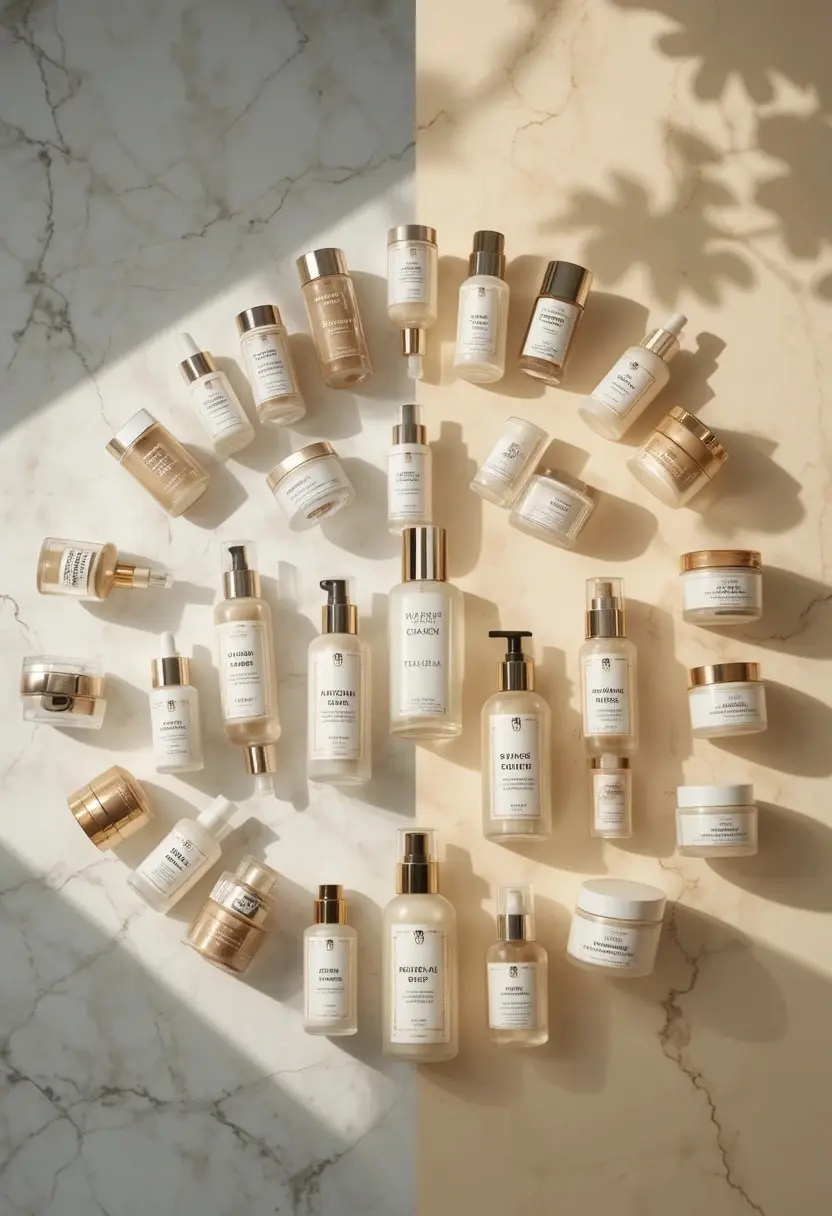 Step 14–17: Finishing Touches That Seal the Glow Glow Skincare Routine Products 