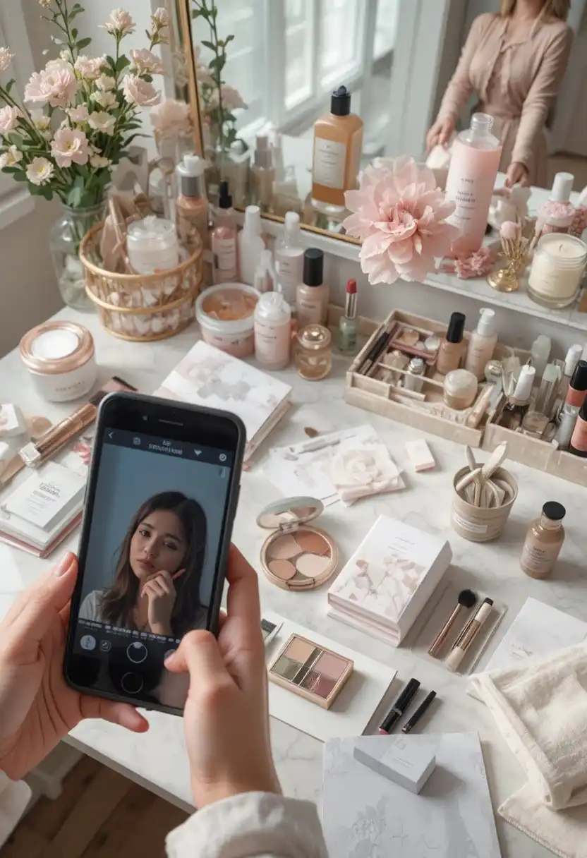 Photograph It Before You Use It Up Aesthetic Skincare Shelf Setup Ideas
